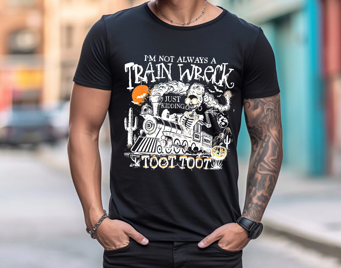 Train Wreck Toot Toot T-Shirt