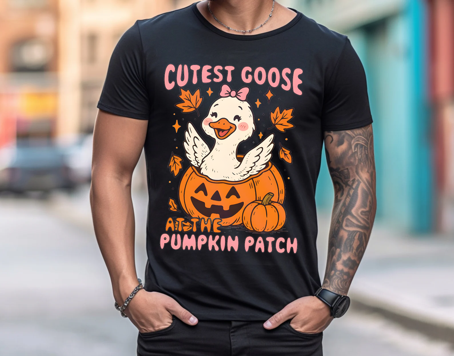 Cutest Goose At The Pumpkins Patch T-shirt