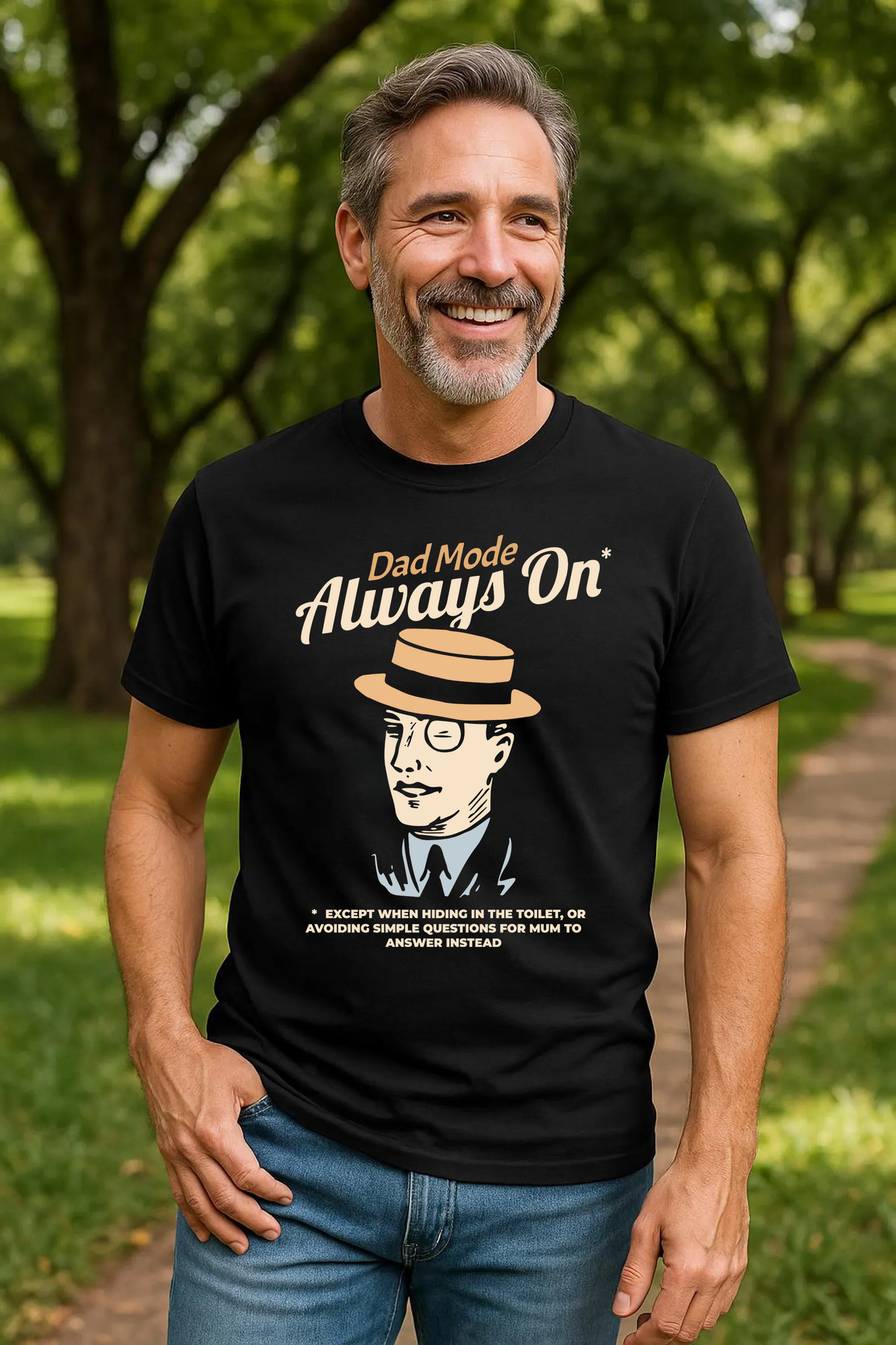 Dad Mode Always (Mostly) On T-Shirt