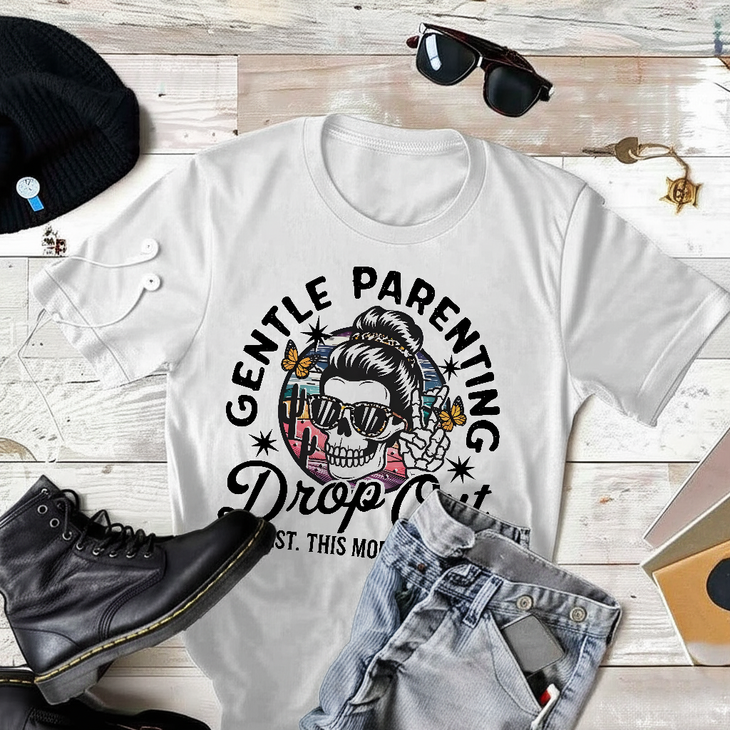 Gentle Pareting Drop Out T-Shirt