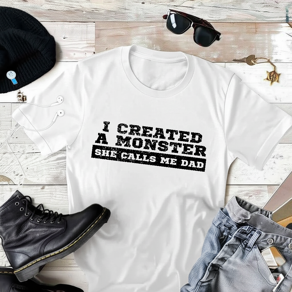 I create a monster that cho me dad T-Shirt
