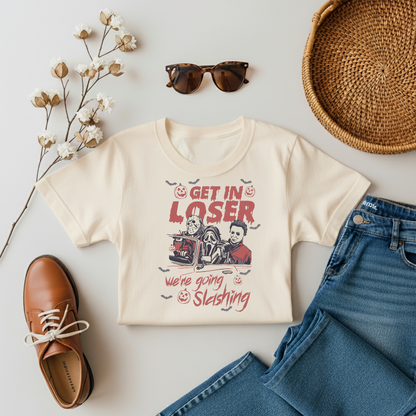 Get In Loser Retro Halloween T-shirt