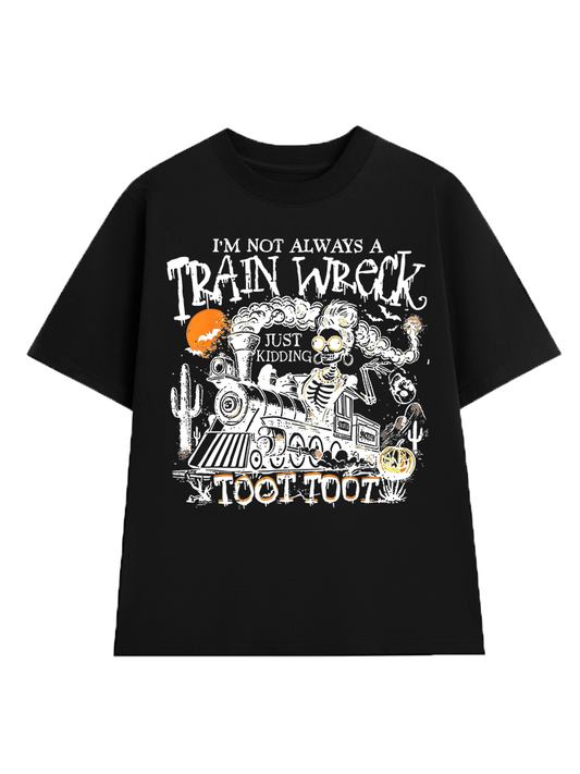 Train Wreck Toot Toot T-Shirt