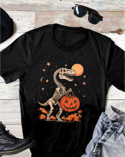 Dinousaur Pumpkins Halloween T-shirt