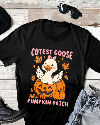 Cutest Goose At The Pumpkins Patch T-shirt