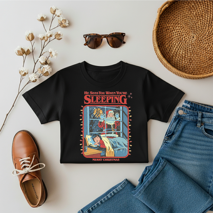 He Sees When You Are Sleeping Merry Christmas