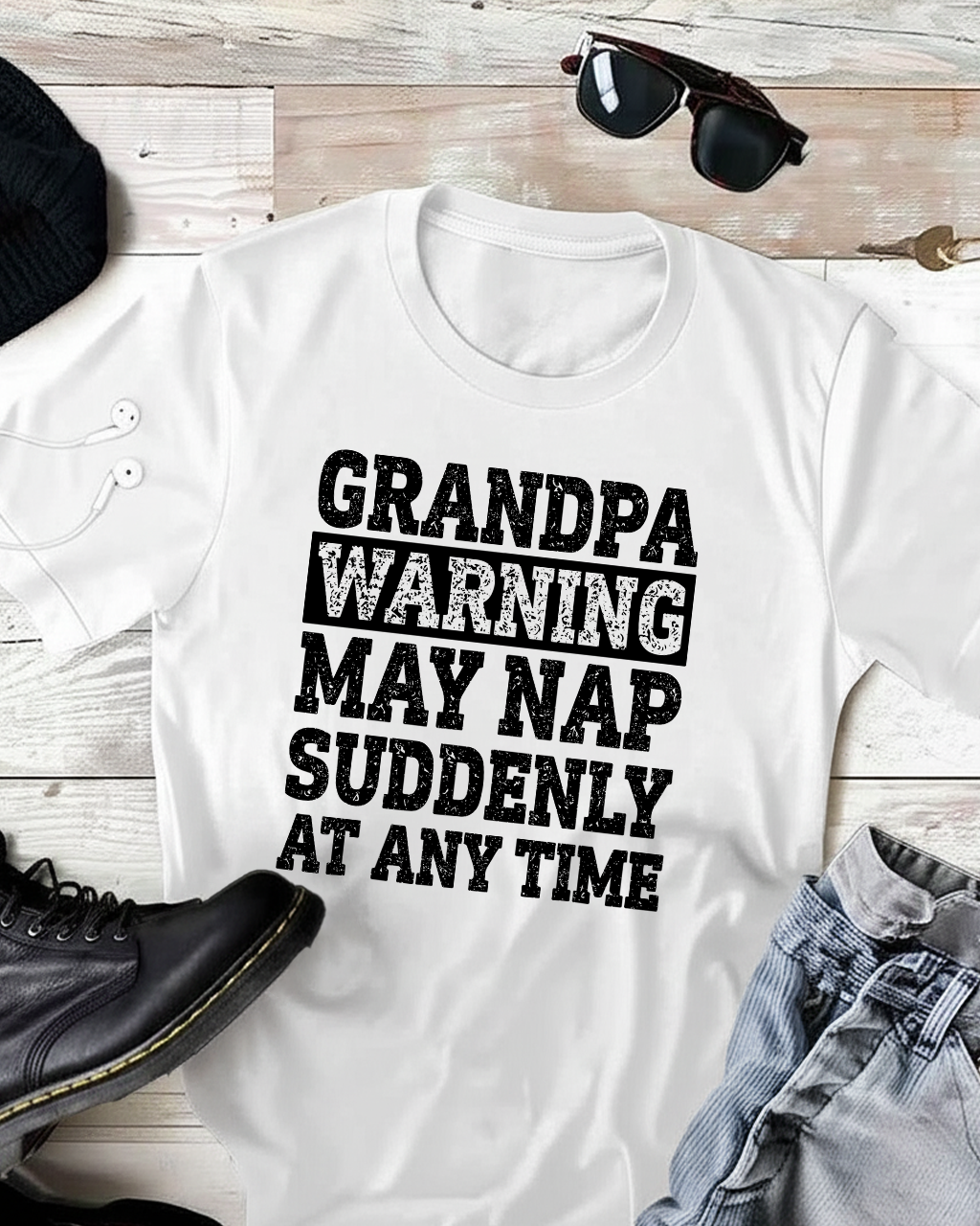 Grandfather Warning T-Shirt