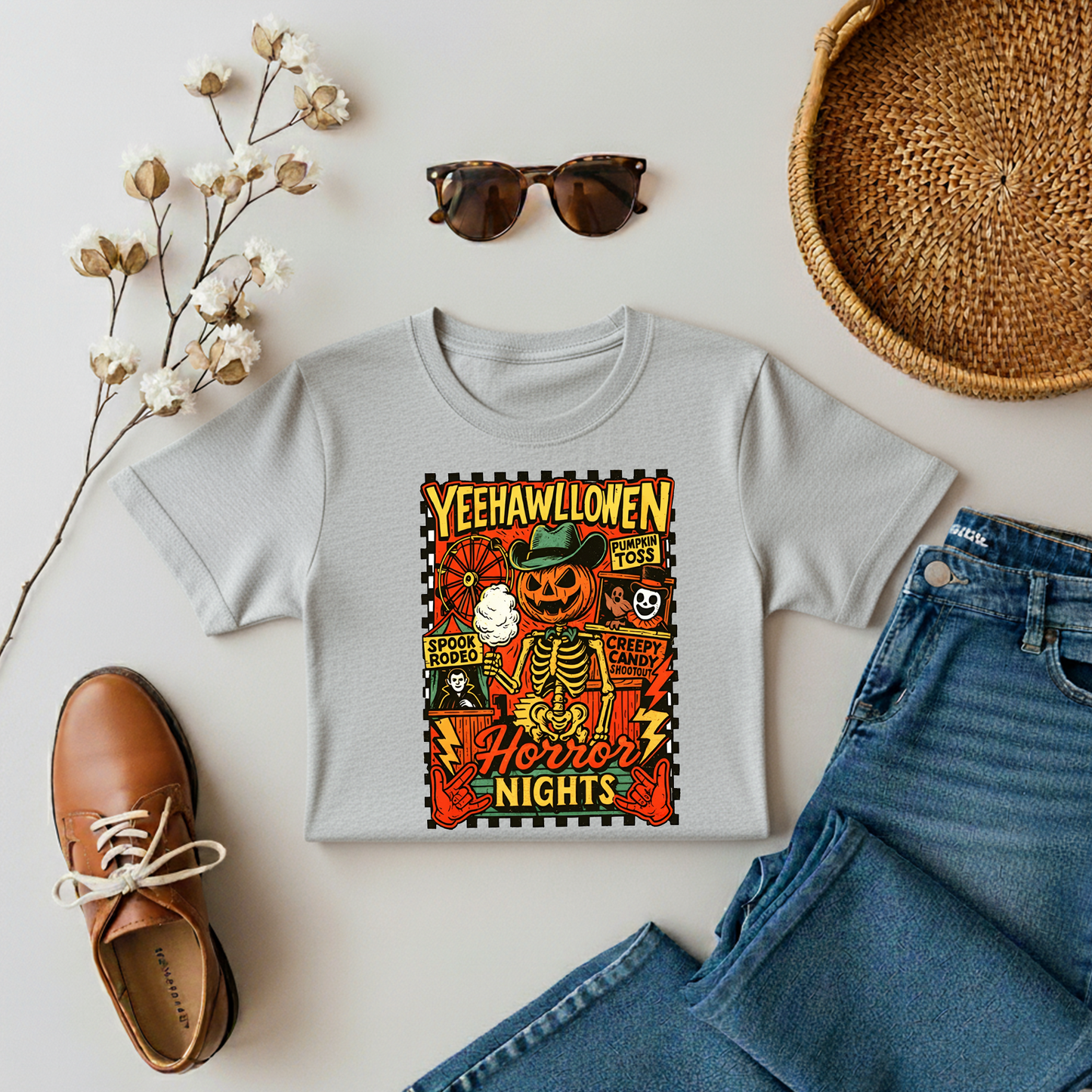 Halloween Yeehalloween Trick or Treaters - Adults Tee