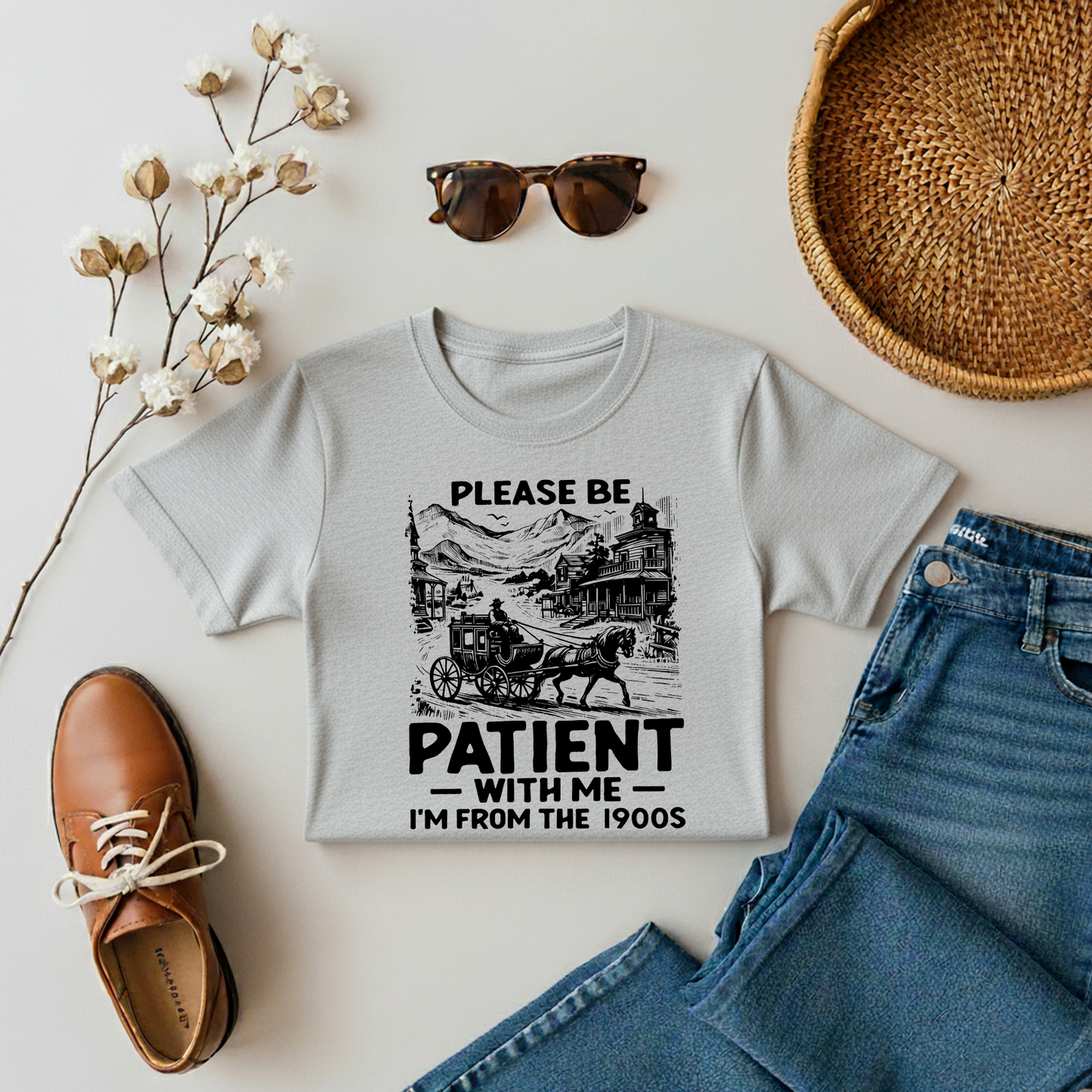 Please Be Patient I'm From 1990s Cowboy T-shirt