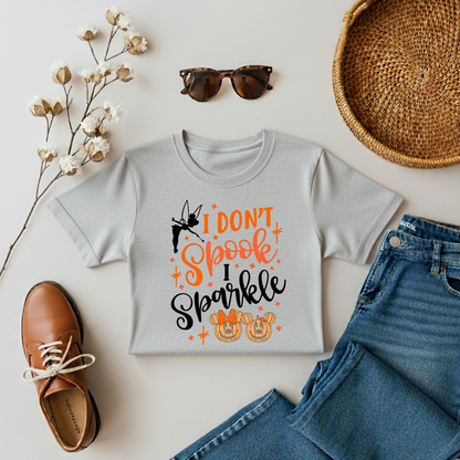 Halloween i Dont Spook, I Sparkle - Adults Tee