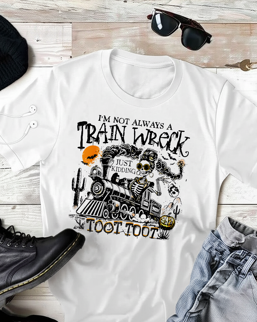 Train Wreck Toot Toot T-Shirt