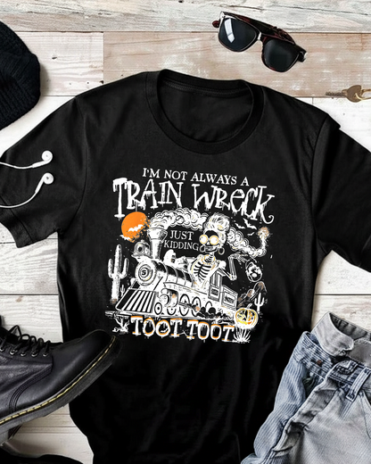 Train Wreck Toot Toot T-Shirt
