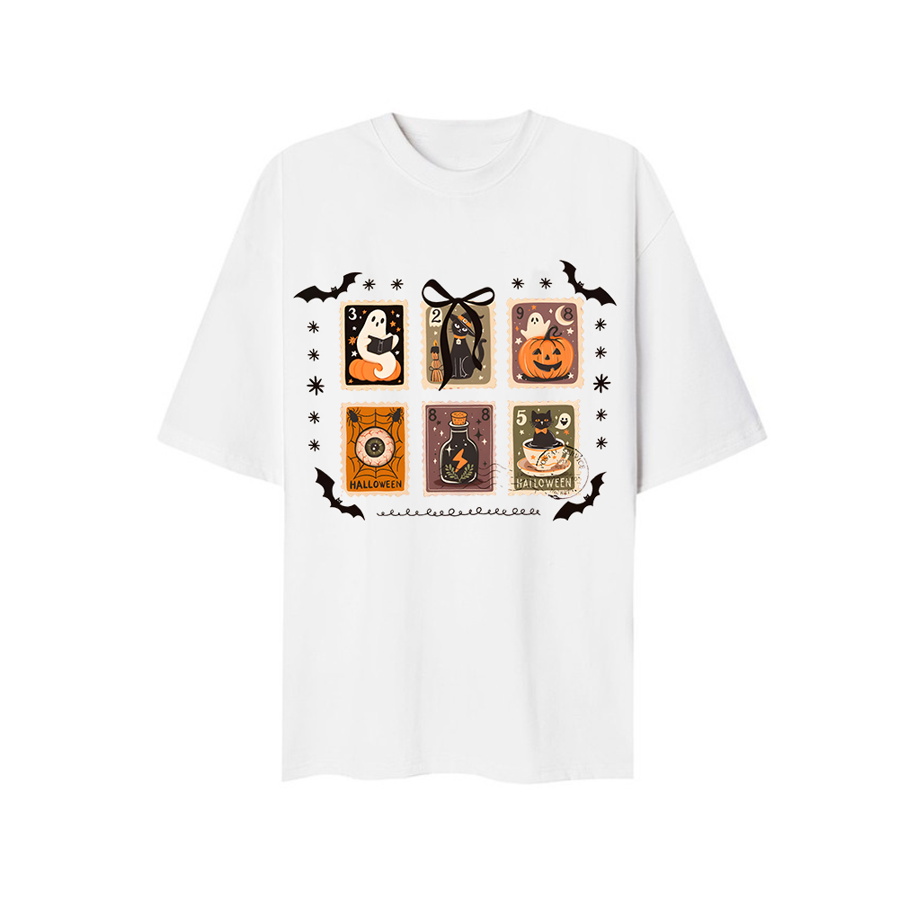 Retro Halloween Tarots T-shirt