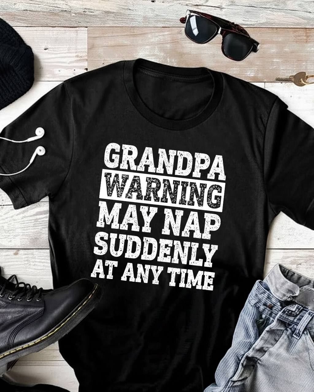 Grandfather Warning T-Shirt