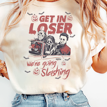 Get In Loser Retro Halloween T-shirt