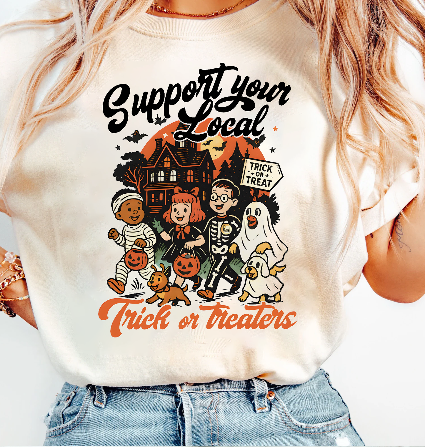 Support Your Local Trick or Treaters T-Shirt