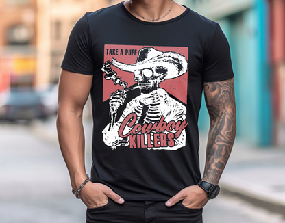 Take A Puff Cowboy T-shirt