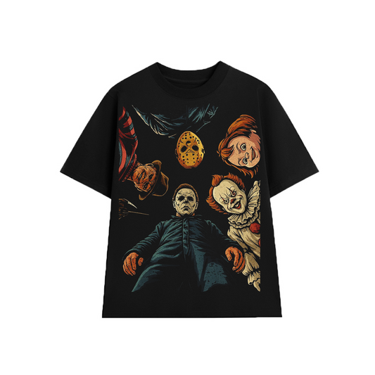 Halloween Horror Characters T-shirt
