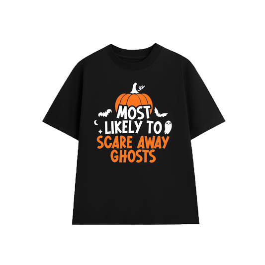 Halloween Most Likely To Scare Away Ghosts - Adults Tee