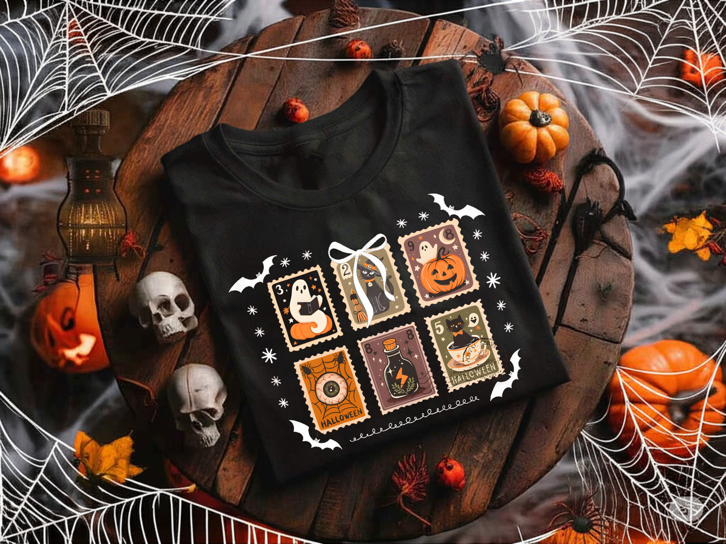 Retro Halloween Tarots T-shirt