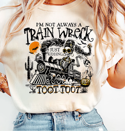 Train Wreck Toot Toot T-Shirt