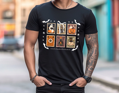 Retro Halloween Tarots T-shirt