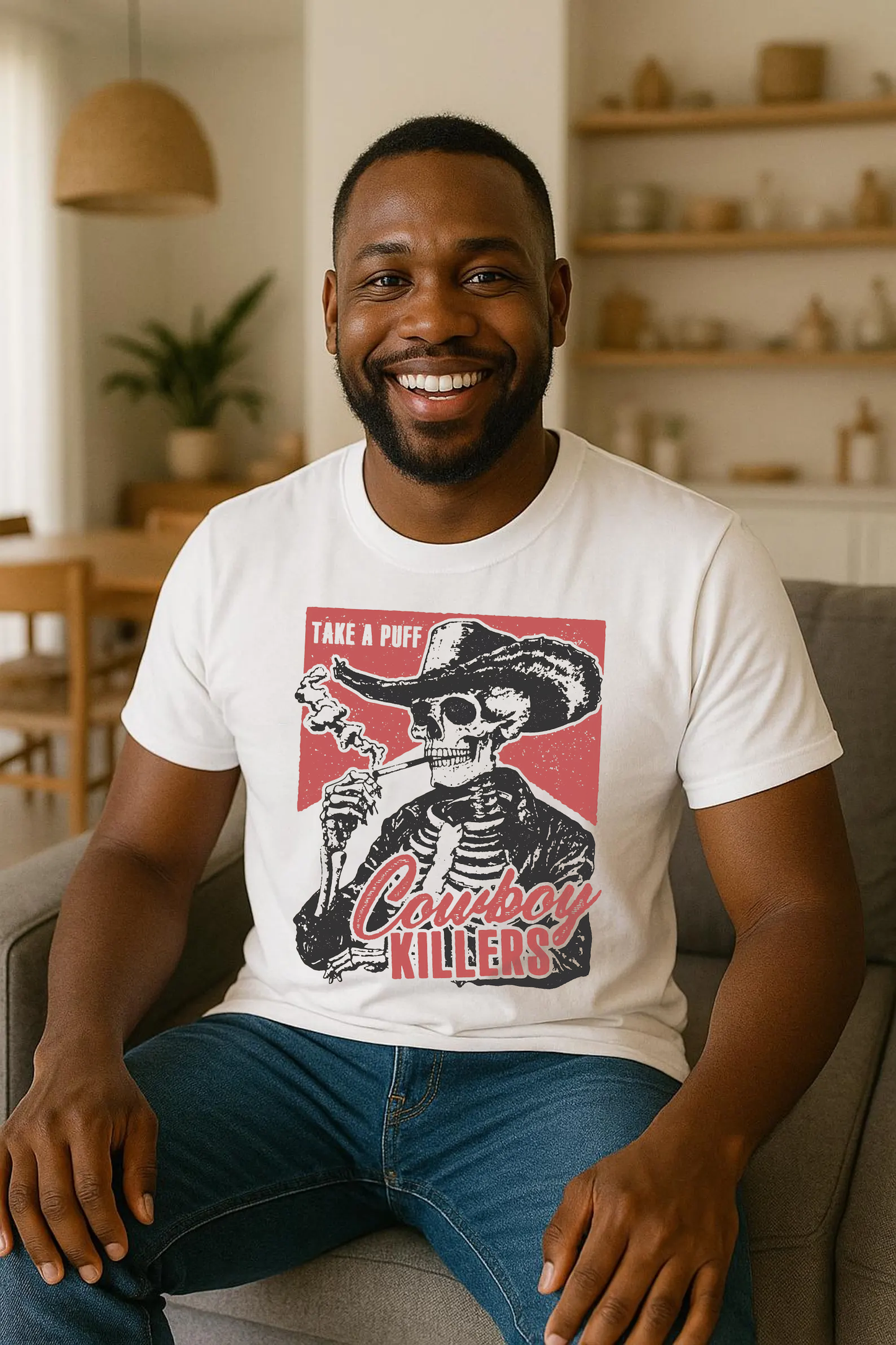 Take A Puff Cowboy T-shirt
