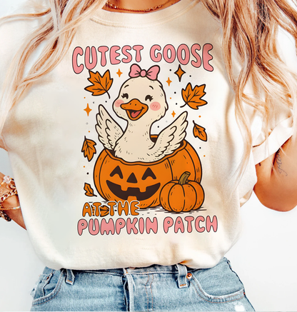Cutest Goose At The Pumpkins Patch T-shirt