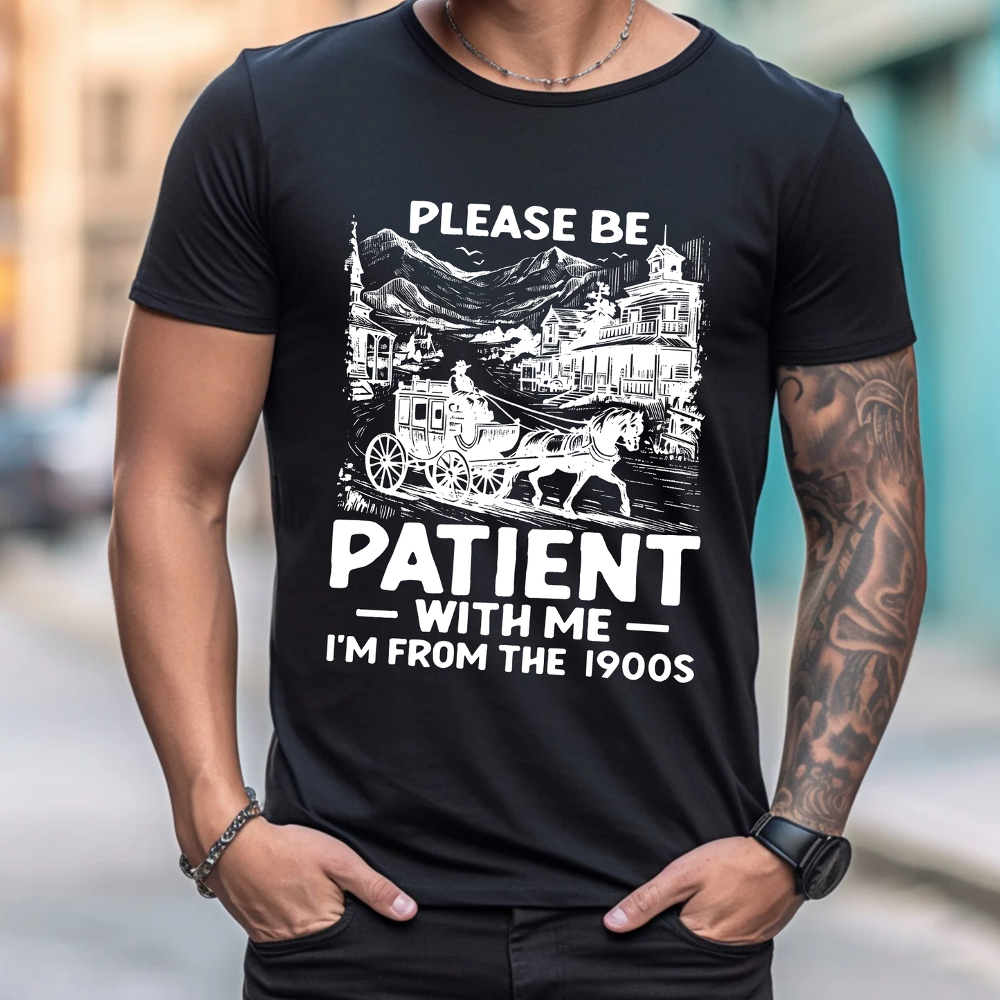 Please Be Patient I'm From 1990s Cowboy T-shirt