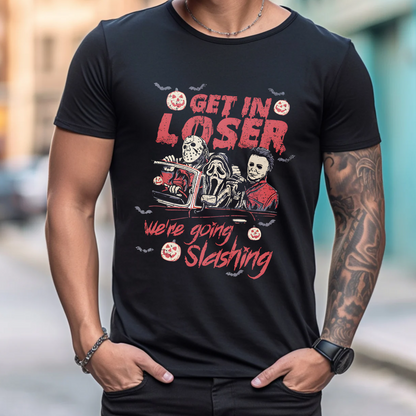 Get In Loser Retro Halloween T-shirt