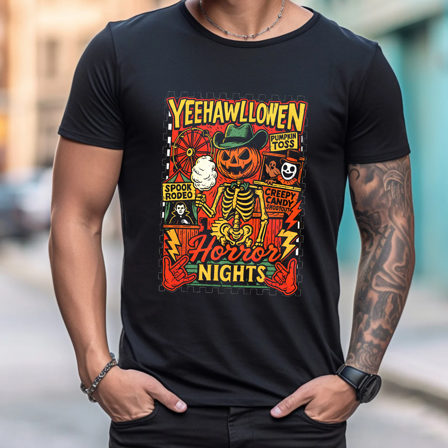 Halloween Yeehalloween Trick or Treaters - Adults Tee