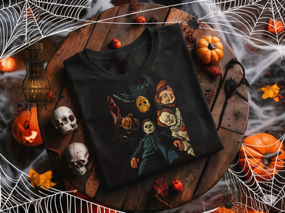 Halloween Horror Characters T-shirt