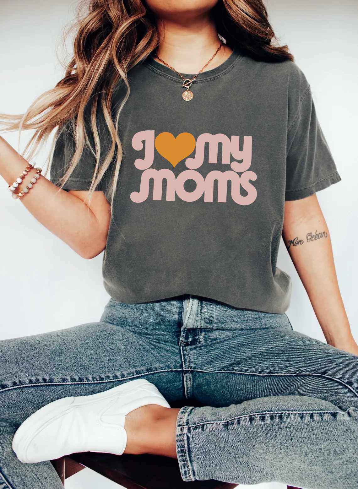 I Love My Moms - Kids Tee