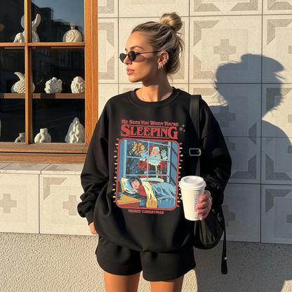 He Sees When You Are Sleeping Merry Christmas