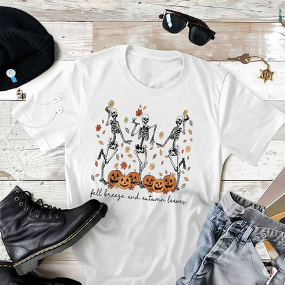 Fall Breeze and Autumn Leaves T-Shirt