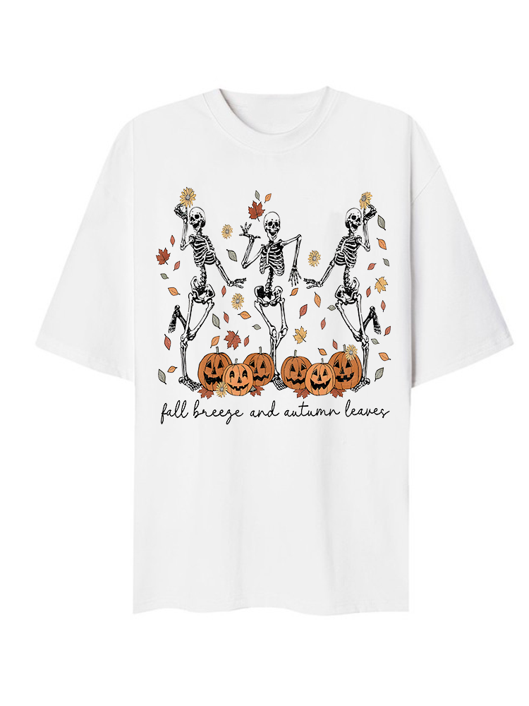 Fall Breeze and Autumn Leaves T-Shirt