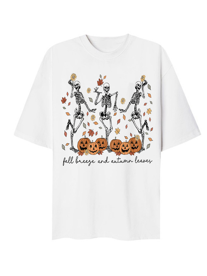 Fall Breeze and Autumn Leaves T-Shirt