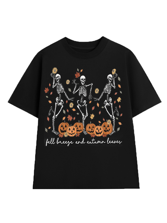 Fall Breeze and Autumn Leaves T-Shirt