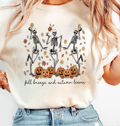 Fall Breeze and Autumn Leaves T-Shirt