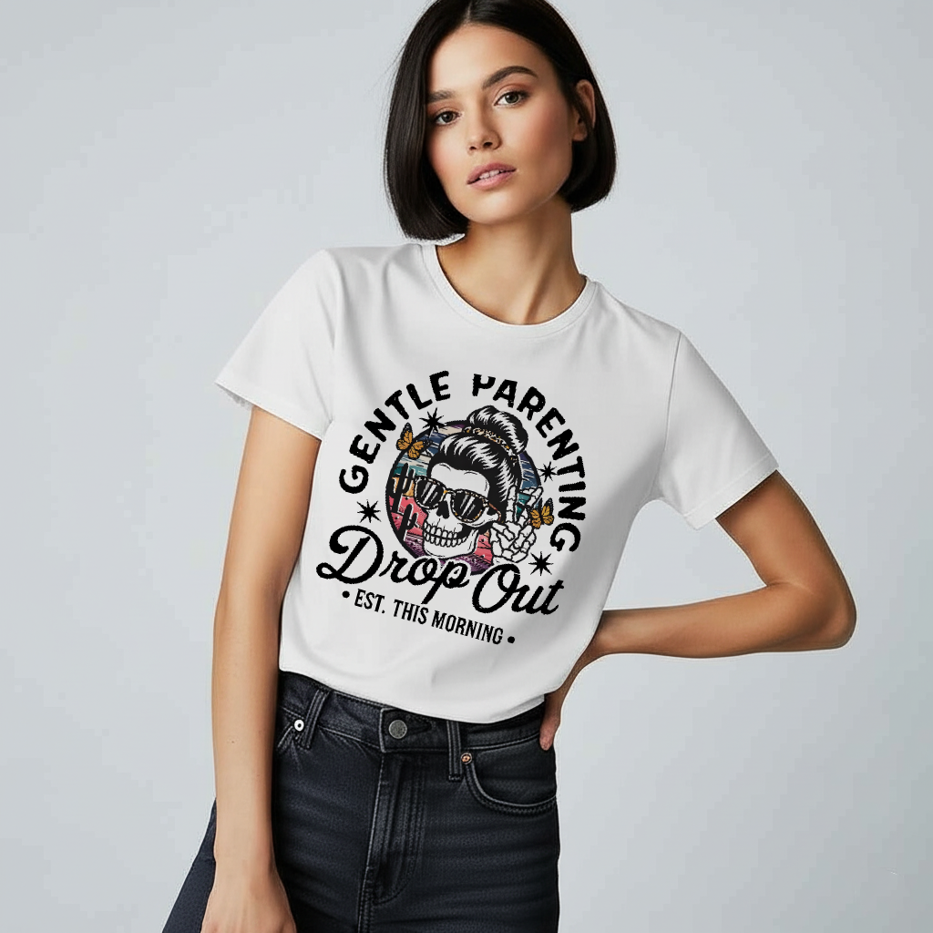 Gentle Pareting Drop Out T-Shirt