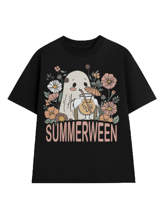 Ghost Summer Halloween T-Shirt