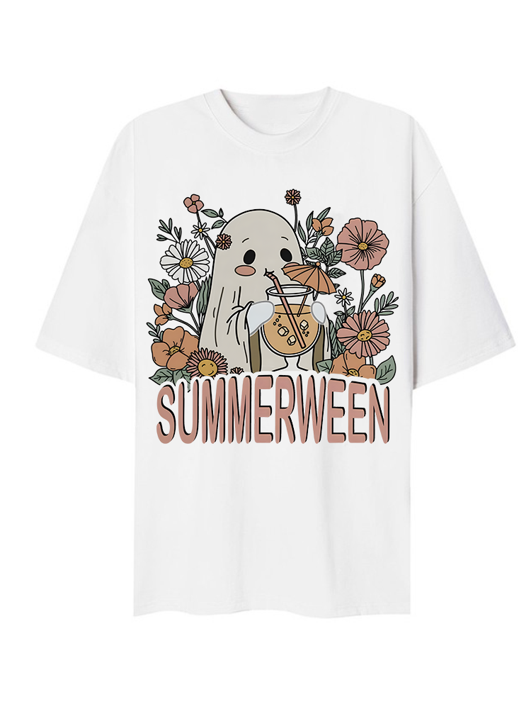 Ghost Summer Halloween T-Shirt