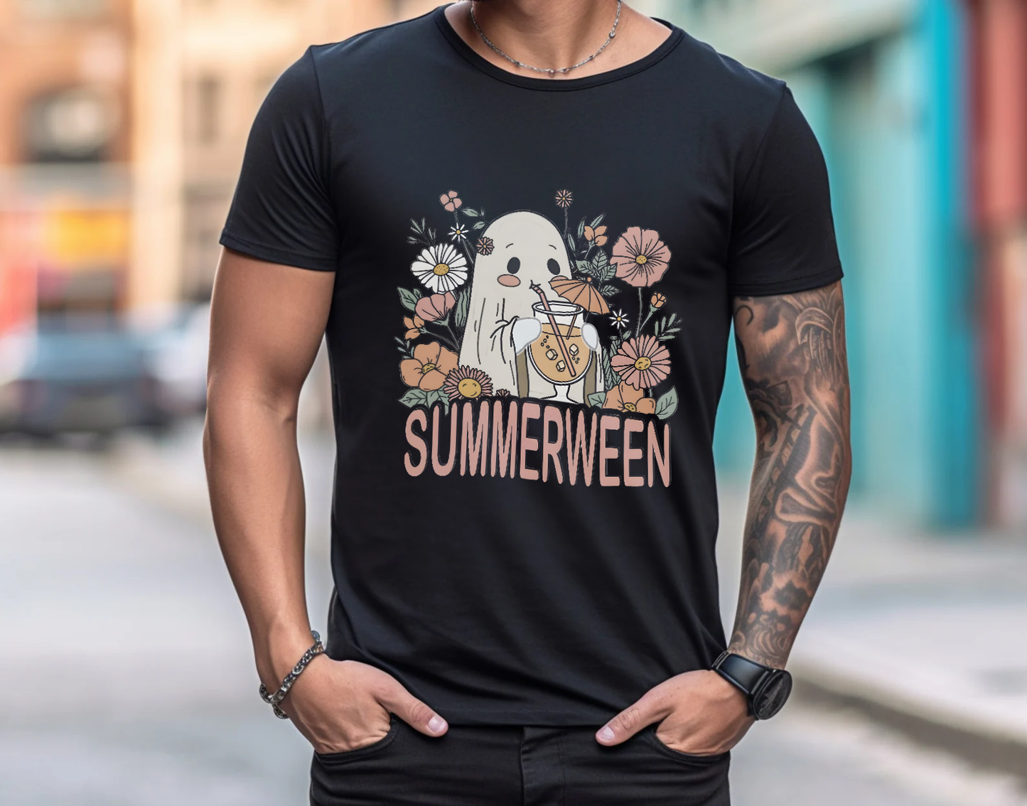 Ghost Summer Halloween T-Shirt
