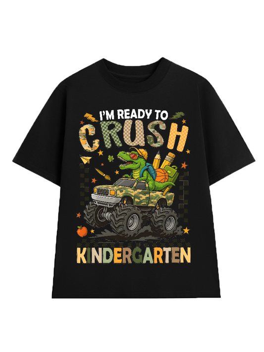 I’m ready to crush Kindergarten T-Rex T-Shirt