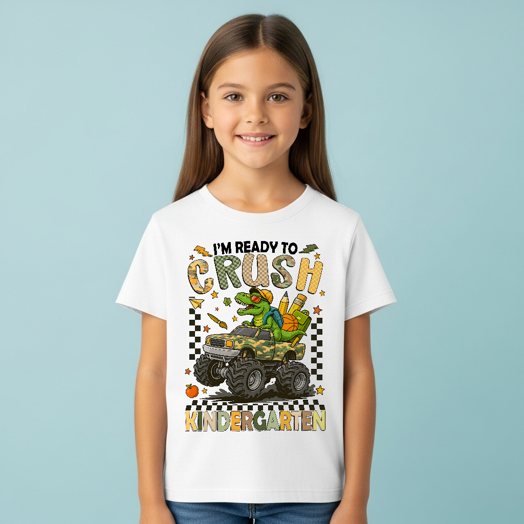I’m ready to crush Kindergarten T-Rex T-Shirt