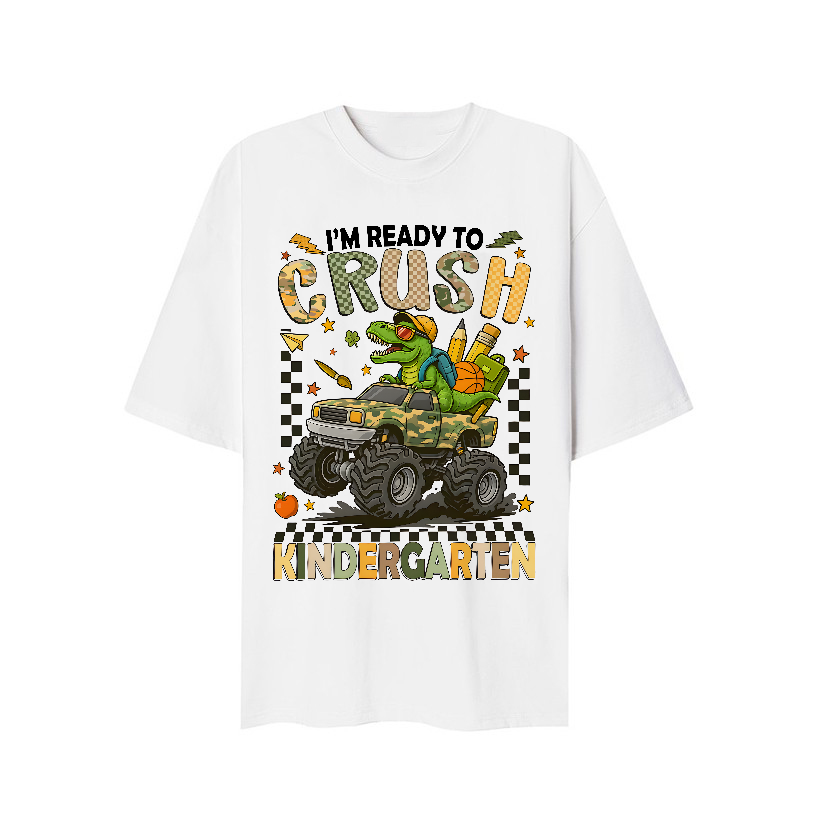 I’m ready to crush Kindergarten T-Rex T-Shirt
