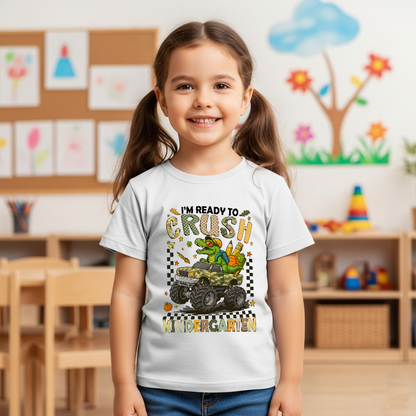 I’m ready to crush Kindergarten T-Rex T-Shirt