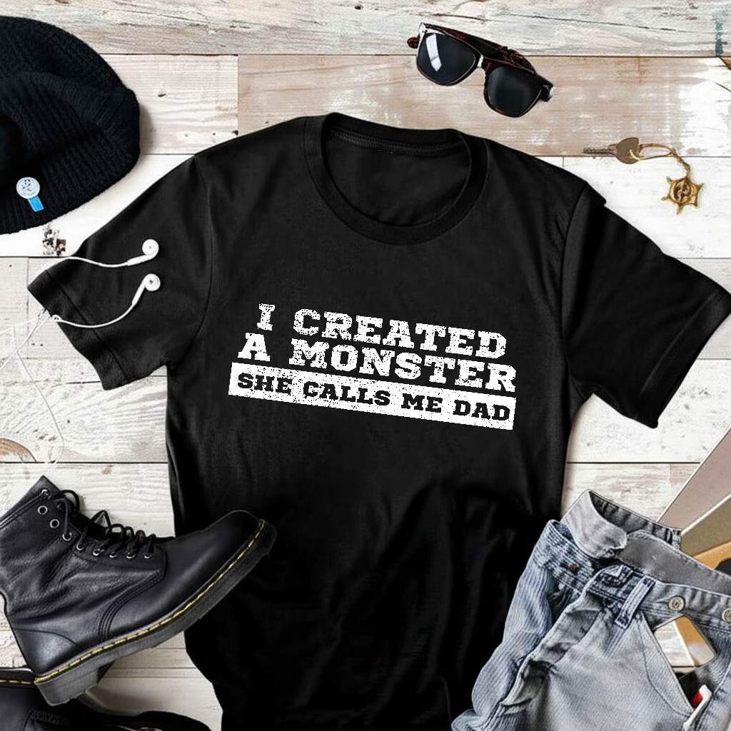 I create a monster that cho me dad T-Shirt