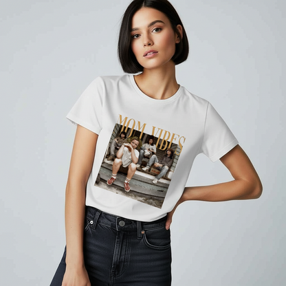 Mom's Vibes Retro T-Shirt
