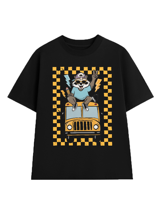 Raccoon School T-Shirt